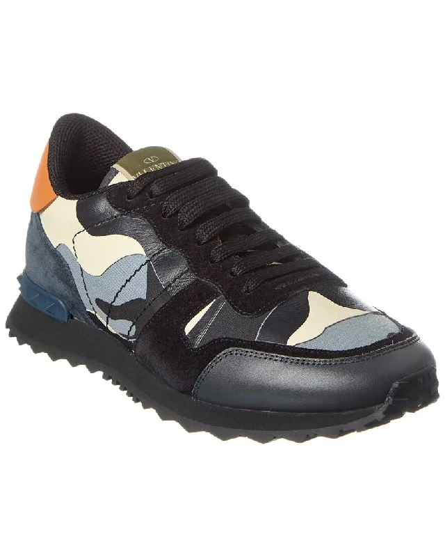 Valentino Canvas & Leather Sneaker