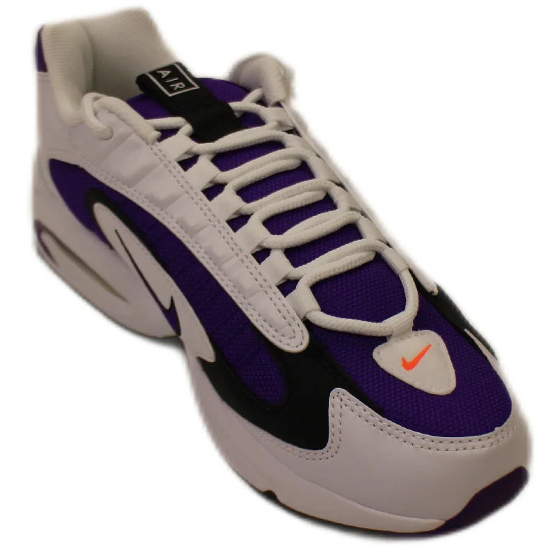 WHITE VOLTAGE PURPLE NIKE NIKE AIR MAX TRIAX 96 SNEAKER